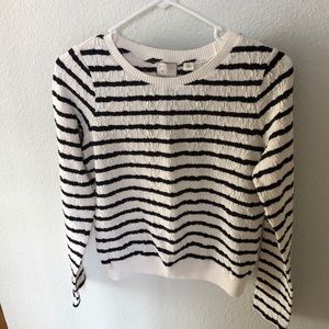 Anthropologie striped crew neck shirt